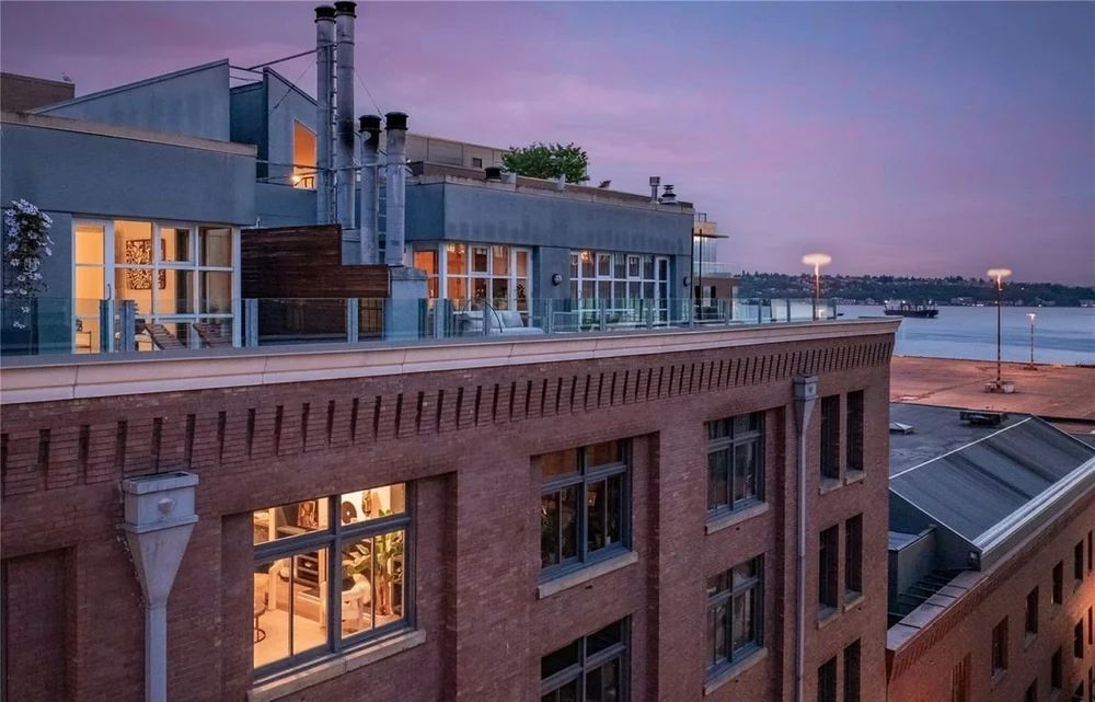 A Seattle loft with Puget Sound views